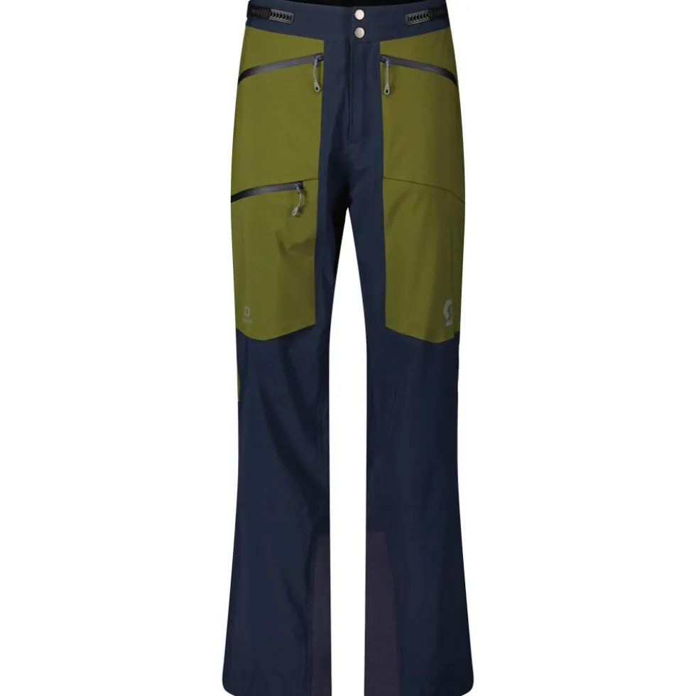 Pantaloni tecnici Scott M's Dryospun 3L Pant Dark Blue Fir Green