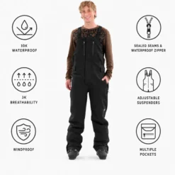 Pantaloni tecnici Slope Kenwood M's Bib Pants Black