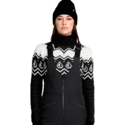 Pantaloni tecnici Volcom Battle Stretch Bib Black