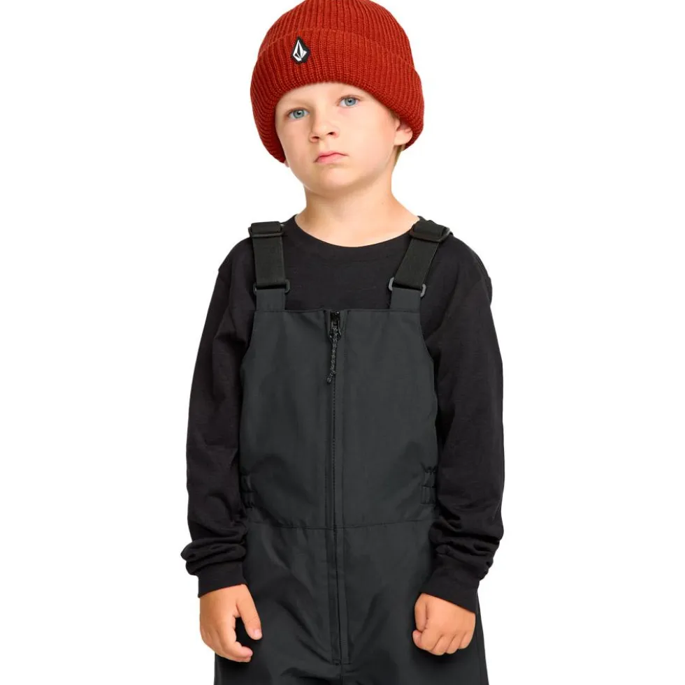 Pantaloni tecnici Volcom Little Flurry Bib Overall Black