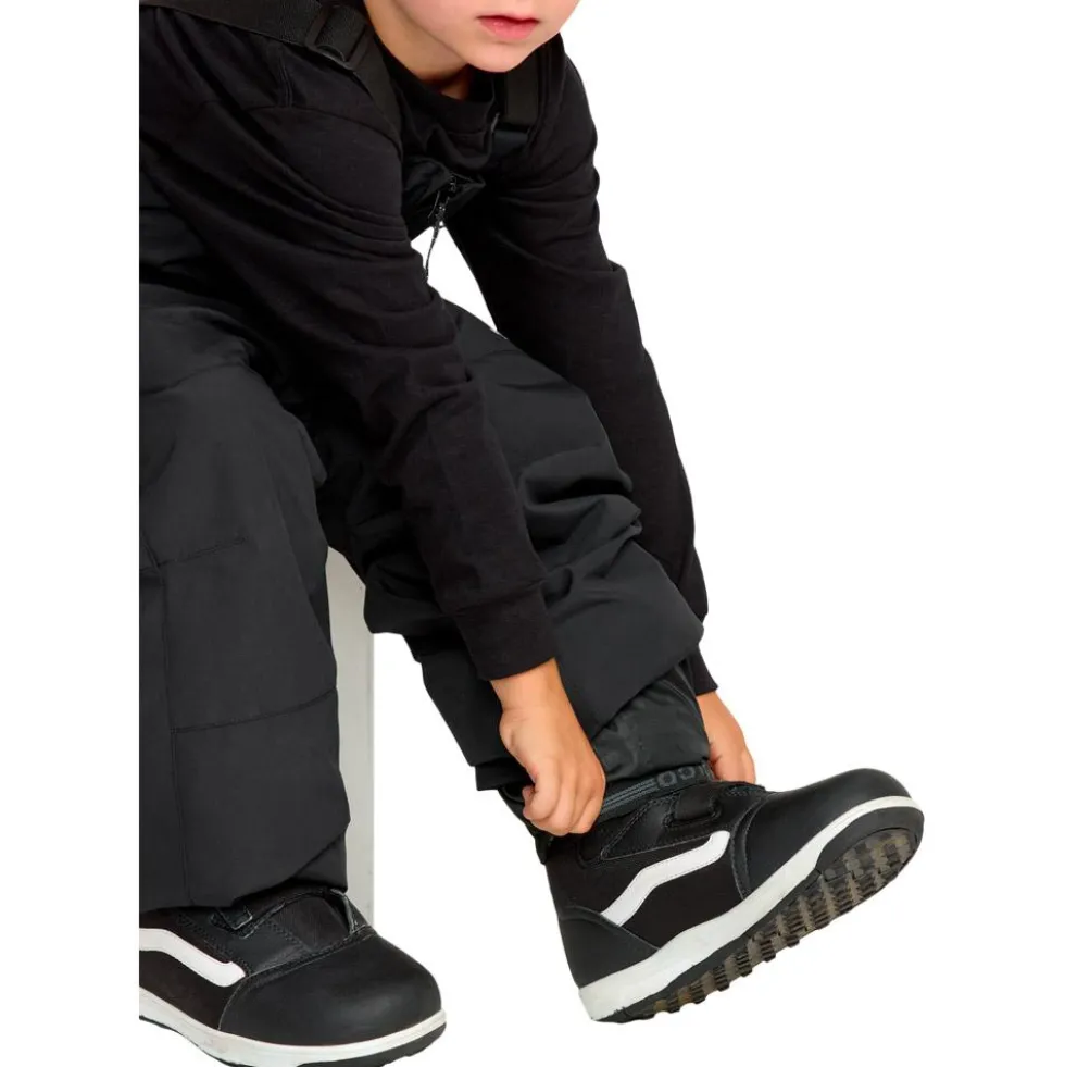 Pantaloni tecnici Volcom Little Flurry Bib Overall Black