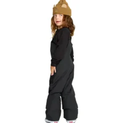 Pantaloni tecnici Volcom Little Flurry Bib Overall Black