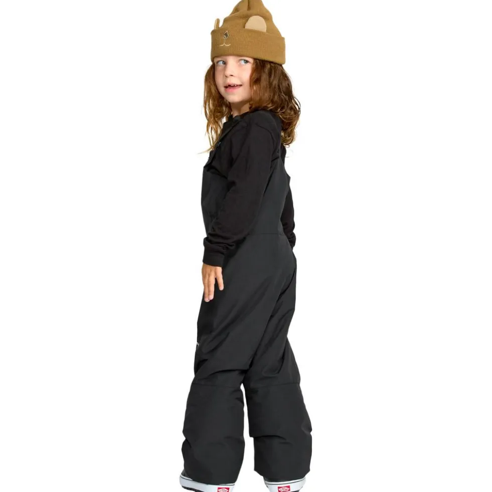 Pantaloni tecnici Volcom Little Flurry Bib Overall Black