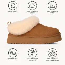 Pantofole UGG W Tazzelle Chestnut