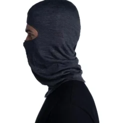Passamontagna Buff Merino Lightweight Balaclava Solid Grey