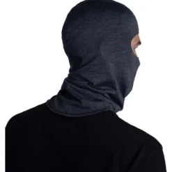 Passamontagna Buff Merino Lightweight Balaclava Solid Grey