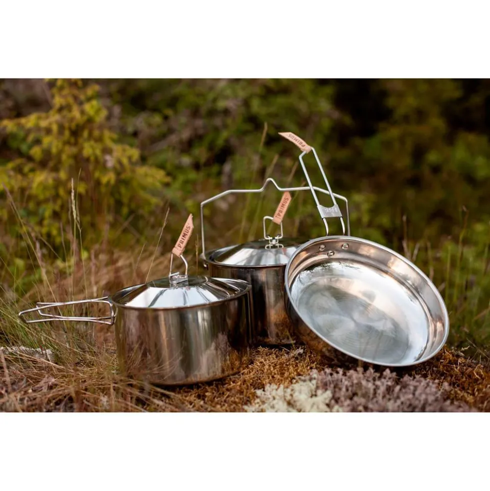 Pentola Primus Campfire Cookset Small Stainless Steel