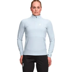 Pile Bjorn Daehlie Half Zip Pace Women Moonstone Blue