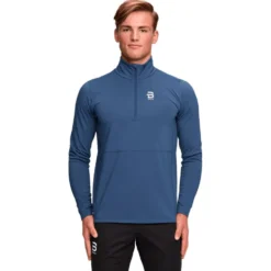Pile Bjorn Daehlie Half Zip Pace Men Dark Denim