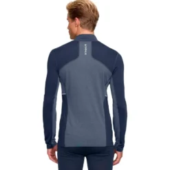 Pile Bjorn Daehlie Warm Wool Half Zip Dark Denim