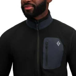 Pile Black Diamond Rift Half Zip Black Black