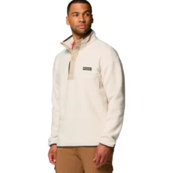 Pile Columbia Helvetia II Half Snap Fleece Chalk