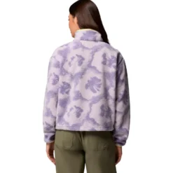 Pile Columbia Helvetia II Printed Cropped Half Snap W Stormwatch Sprayflower