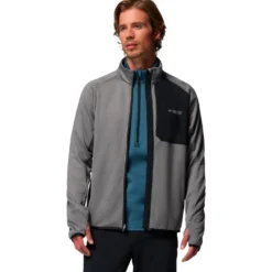 Pile Columbia Triple Canyon Grid Fleece Fz II City Grey