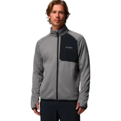 Pile Columbia Triple Canyon Grid Fleece Fz II City Grey