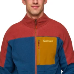 Pile Cotopaxi Abrazo Fleece Half Zip Jacket M Nutmeg and Deep Sea