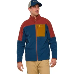 Pile Cotopaxi Abrazo Fleece Half Zip Jacket M Nutmeg and Deep Sea