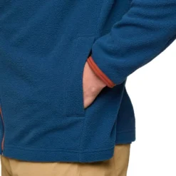 Pile Cotopaxi Abrazo Fleece Half Zip Jacket M Nutmeg and Deep Sea