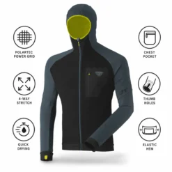 Pile Dynafit Radical Polartec Hooded Jkt M Cinder