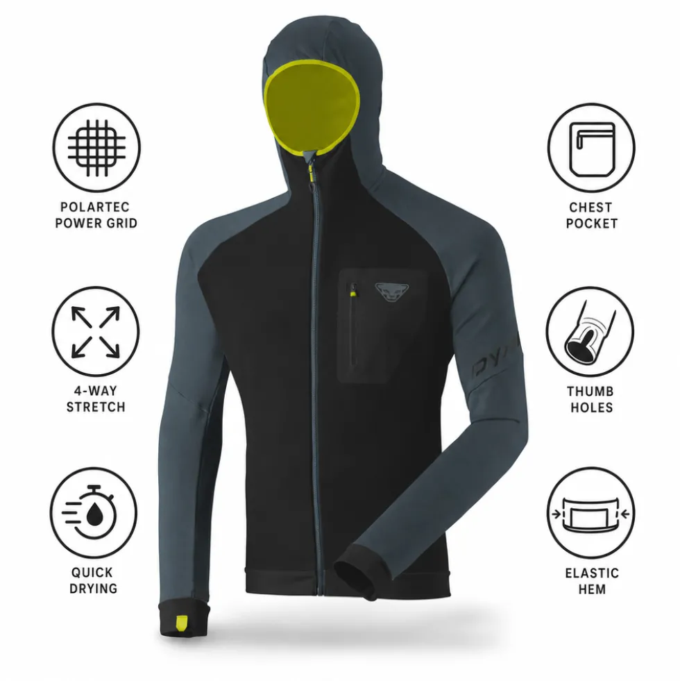 Pile Dynafit Radical Polartec Hooded Jkt M Cinder