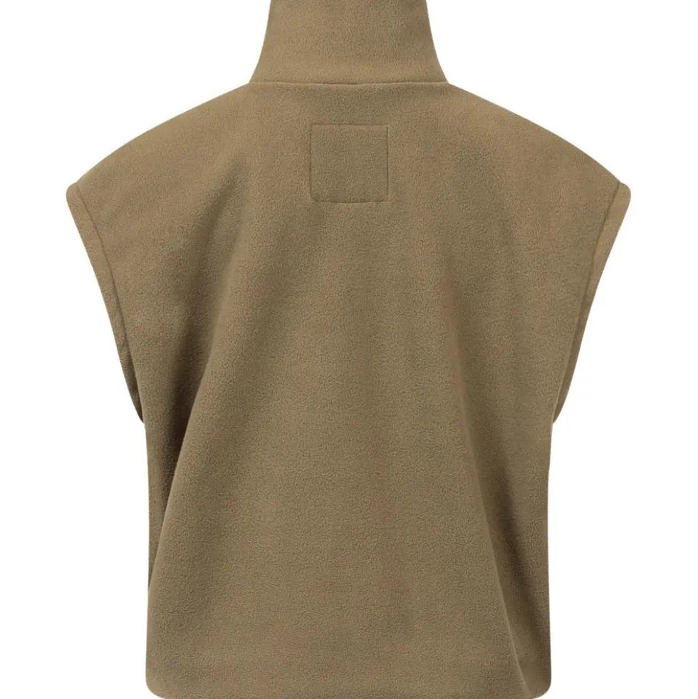 Pile Eivy Ball Fleece Vest Olive