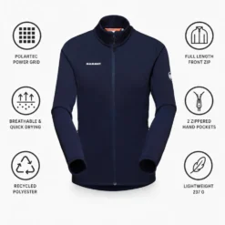 Pile Mammut Aconcagua Light Ml Jkt W Marine