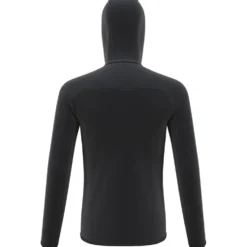Pile Millet Fusion Grid Hoodie Black Noir