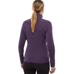 Pile Millet Fusion Grid Jkt W Purple Velvet