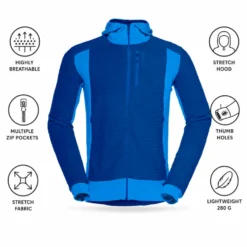 Pile Norrona Falketind Alpha 120 Zip Hood Limoges