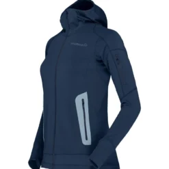 Pile Norrona falketind Power Grid Hood W's Indigo Night