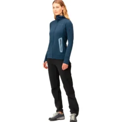 Pile Norrona falketind Power Grid Hood W's Indigo Night
