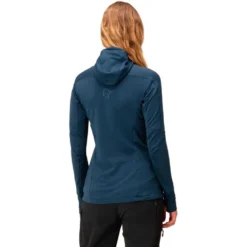Pile Norrona falketind Power Grid Hood W's Indigo Night