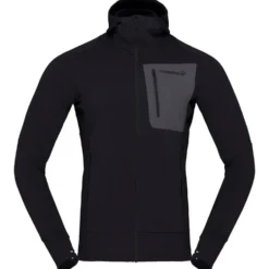 Pile Norrona Falketind Power Grid Hood Caviar