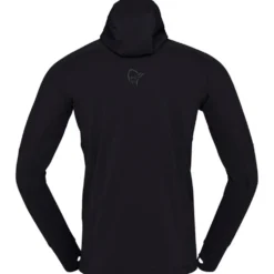 Pile Norrona Falketind Power Grid Hood Caviar