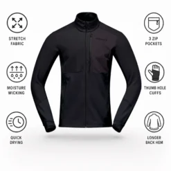 Pile Norrona Lofoten Warm 2 Jacket M's Caviar