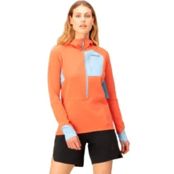 Pile Norrona senja warm1 Hood W's Flamingo