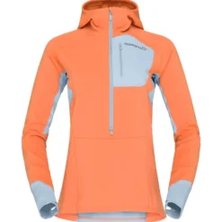 Pile Norrona senja warm1 Hood W's Flamingo
