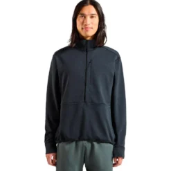 Pile Odlo Grid Fleece M's Black Melange
