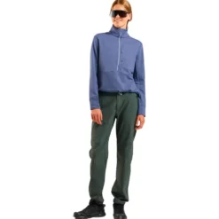 Pile Odlo Grid Fleece W's Blue Heron Melange