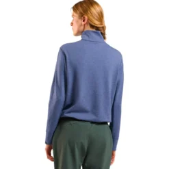 Pile Odlo Grid Fleece W's Blue Heron Melange