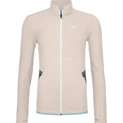 Pile Ortovox Fleece Jacket W White Chalk