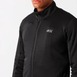 Pile Picture Bake Grid Full Zip Black