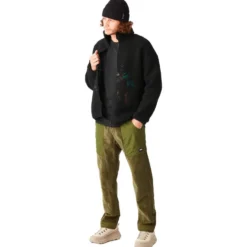 Pile Picture Hafdals Embroidered Zip Black