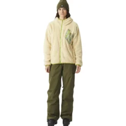 Pile Picture Izimo Full Zip Fleece Wood Ash