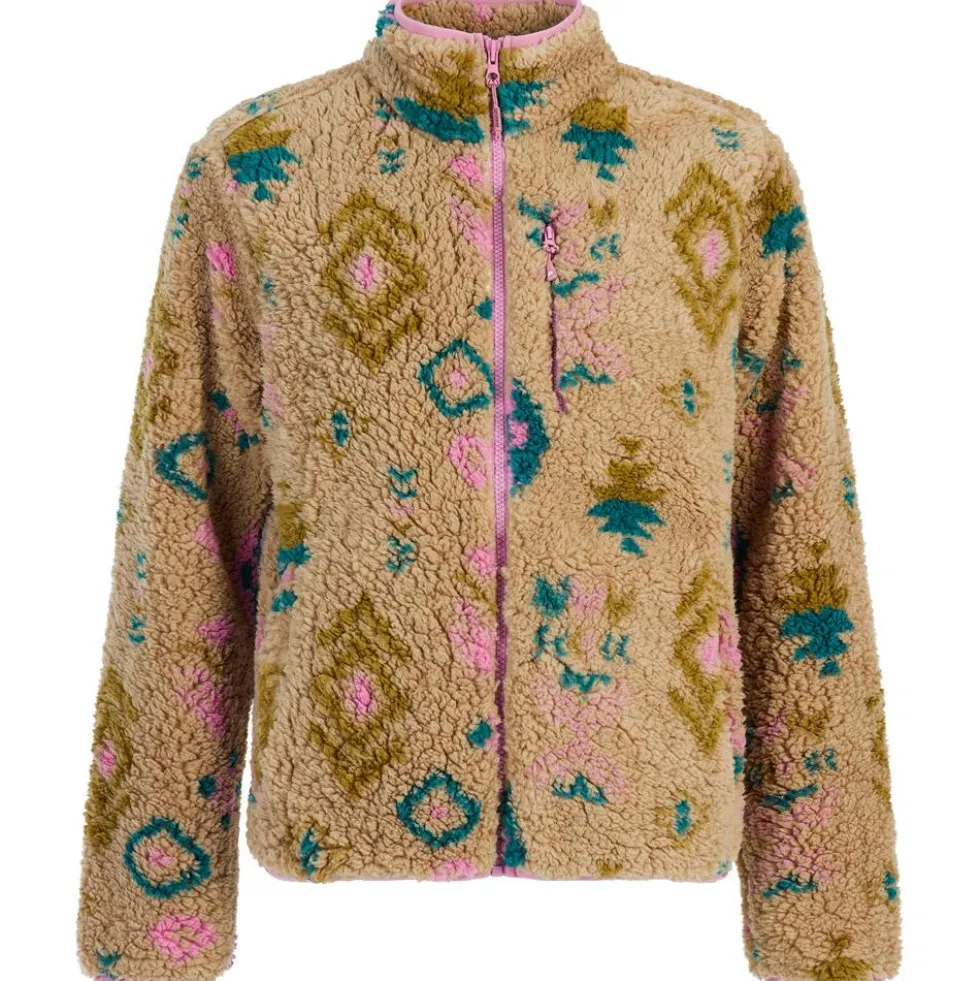 Pile Protest PrtAdele Outdoor Full Zip Top Vintage Pink