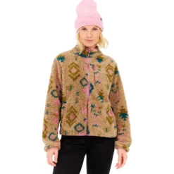 Pile Protest PrtAdele Outdoor Full Zip Top Vintage Pink