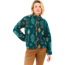 Pile Protest PrtAdele Outdoor Full Zip Top Rainstorm Blue