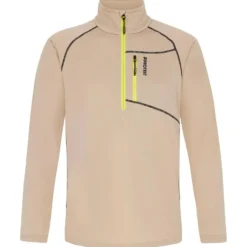 Pile Protest Prtkody 1/4 Zip Active Top BambooBeige