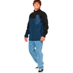 Pile Rip Curl Anti Series Search Zip Crew Light Navy