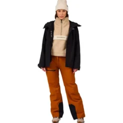Pile Rossignol W Alltrack Half Zip Fleece Fog